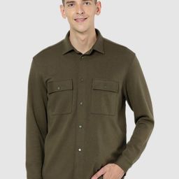 Celio Men Olive Green Sweatshirt-picture-42