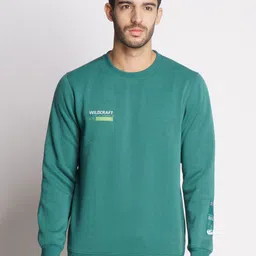 Wildcraft Men Green Solid Sweatshirt-image-87
