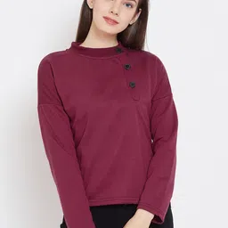BAESD Long Sleeves Mock Collar Fleece Pullover-picture-39