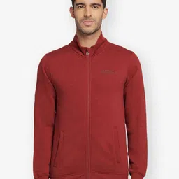 Wildcraft Front-Open Mock Collar Sweatshirt-17
