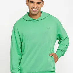 Basics Hooded Cotton Pullover Sweatshirt-picture-28