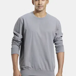 Jockey Men Solid Long Sleeves Round Neck Sweatshirt-picture-12