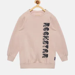 KiddoPanti Boys Cream-Coloured Printed Sweatshirt-image-13