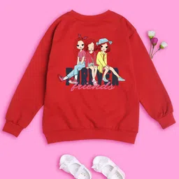 BAESD Kids Graphic Printed Fleece Pullover Sweatshirt-image-56