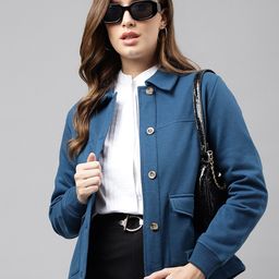 Hancock Spread Collar Fleece Tailored Jacket-14