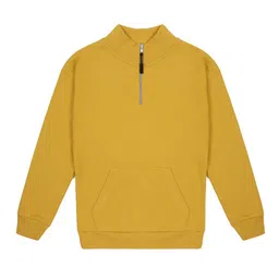 PLUM TREE Boys Cotton Mock Collar Pullover Sweatshirt-picture-2