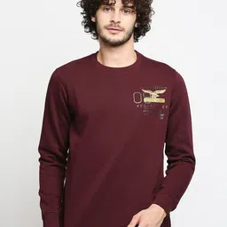 SPYKAR Men Burgundy Sweatshirt-picture-35