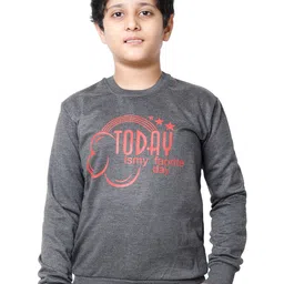 IndiWeaves Boys Printed Fleece Pullover Sweatshirt-image-48