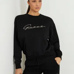 GUESS Women Typography Printed Sweatshirt-39