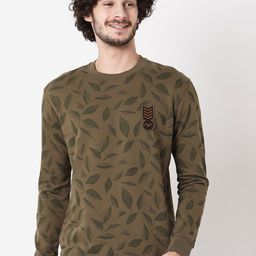 Mufti Men Printed Cotton Sweatshirt-image-62