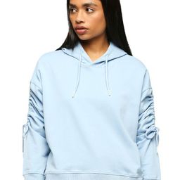 Pepe Jeans Lace-Up Hooded Pure Cotton Pullover-46