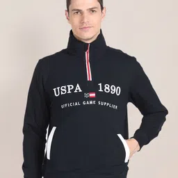 U.S. Polo Assn. Typography Embroidered High Neck Pullover-picture-23