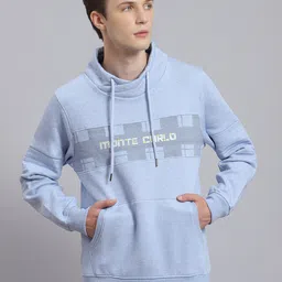 Monte Carlo Typography Printed Mock Collar Cotton Sweatshirt-picture-15