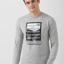 Peter England Casuals Graphic Printed Pullover Sweatshirt-image-120