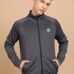HIGHLANDER Mock Collar Front-Open Sweatshirt-picture-10