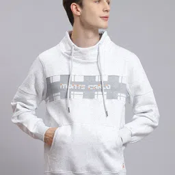 Monte Carlo Typography Printed Turtle Neck Pullover Sweatshirt-picture-27