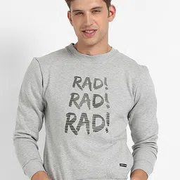 Campus Sutra Typography Printed Cotton Pullover Sweatshirt-image-16