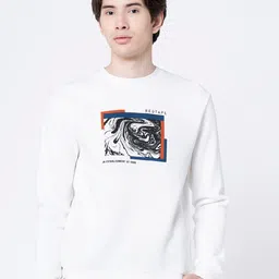 Red Tape Graphic Printed Pullover-image-66