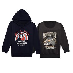 VIMAL JONNEY Kids Pack Of 2 Graphic Printed Fleece Pullover Sweatshirt-image-98