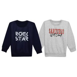 VIMAL JONNEY Kids Pack Of 2 Printed Pullover Sweatshirts-image-95