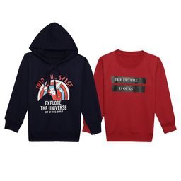mack jonney VIMAL JONNEY Kids Pack Of 2 Typography Printed Hooded Fleece Sweatshirt-picture-15