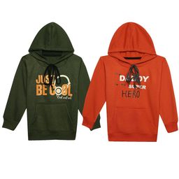 mack jonney VIMAL JONNEY Kids Pack of 2 Printed Typography Hooded Fleece Pullover-picture-15