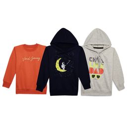 mack jonney VIMAL JONNEY Kids Pack Of 3 Printed Cotton Fleece Sweatshirt-picture-23