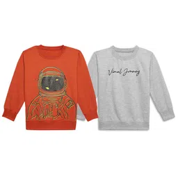 VIMAL JONNEY Unisex Kids Multicoloured Printed Sweatshirt-9