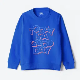 M&H Juniors Girls Typography Printed Sweatshirt-image-46