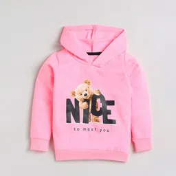Lazy Shark Girls Typography Printed Cotton Pullover Sweatshirt-image-83
