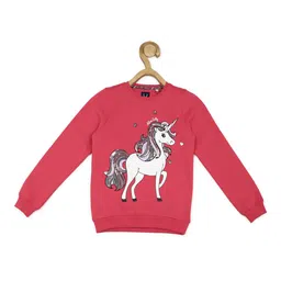 Allen Solly Junior Girls Graphic Printed Pullover Sweatshirt-picture-42