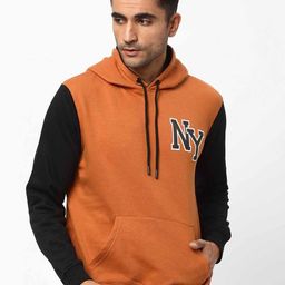 R&B Typography Printed Hooded Cotton Pullover Sweatshirt-picture-37