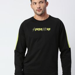 Pepe Jeans Men Black Solid Sweatshirt-image-127