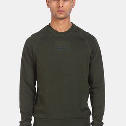 Arrow Sport Men Olive Green Printed Sweatshirt-image-57