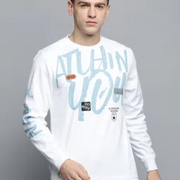 SHOWOFF Typography Printed Cotton Sweatshirt image 1