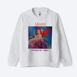 YK Disney Girls Disney Princess Printed Pure Cotton Pullover-image-81