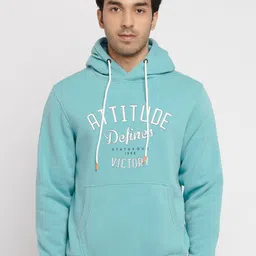 Status Quo Men Turquoise Blue & White Printed Sweatshirt-image-45