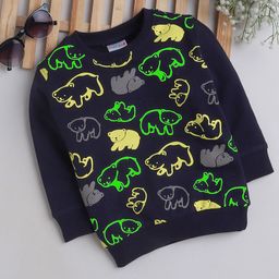 BUMZEE Boys Graphic Printed Round Neck Cotton Sweatshirt-picture-19