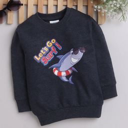BUMZEE Boys Graphic Printed Cotton Pullover Sweatshirt-image-35
