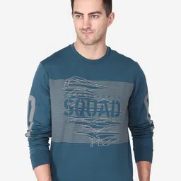 Steele Typography Printed Pure Cotton Pullover Sweatshirt-picture-47
