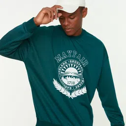 Trendyol Graphic Printed Pullover Sweatshirt-picture-17