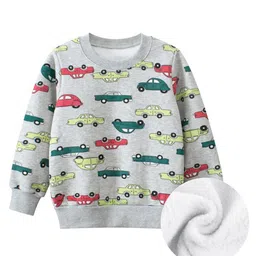 StyleCast Boys Grey Conversational Printed Pullover Sweatshirt-picture-9