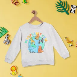 Nauti Nati Boys Antimicrobial Graphic Printed Fleece Sweatshirt-image-72