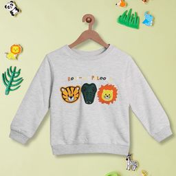 Nauti Nati Boys Antimicrobial Graphic Printed Fleece Sweatshirt-52