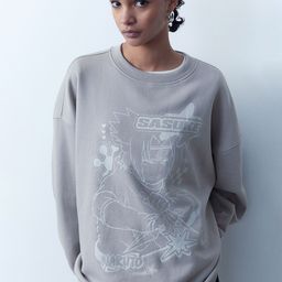 H&M Oversized Printed Sweatshirt-image-83
