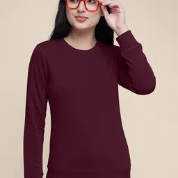 Free Authority Women Maroon Sweatshirt-image-88