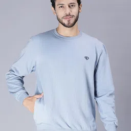 WE PERFECT Round Neck Fleece Sweatshirt-picture-32