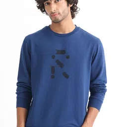 RARE RABBIT Men Dunsto Graphic Print Printed Sweatshirt-picture-13