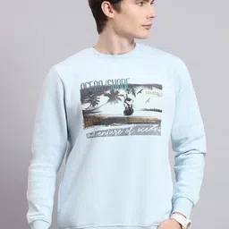 Monte Carlo Graphic Printed Round Neck Cotton Pullover Sweatshirt-image-53