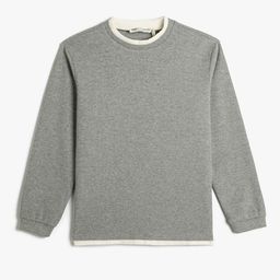 Koton Boys Round Neck Sweatshirt-image-9
